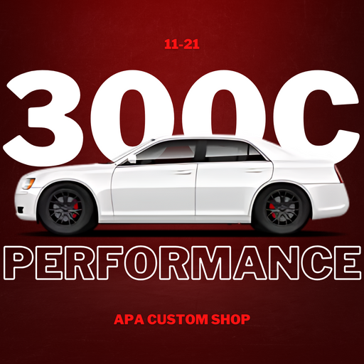 Mopar Chrysler 300c 2011-2021 Performance Packages available at APA Custom Shop, located in Queen Creek, Arizona. Contact us today to find the best package for your ride!