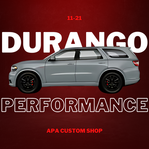 Mopar Dodge Durango 2011-2021 Performance Packages available at APA Custom Shop, located in Queen Creek, Arizona. Contact us today to find the best package for your ride!