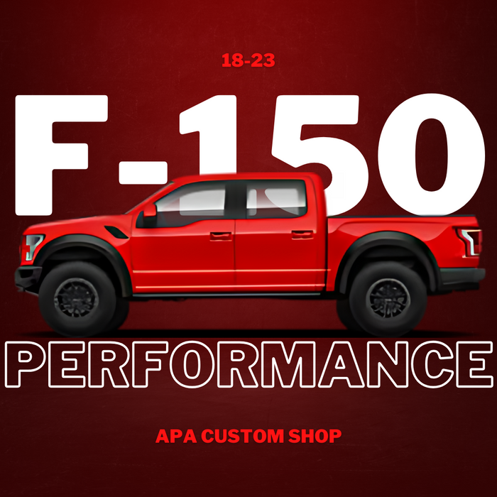 Ford F-150 2018-2023 Performance Packages available at APA Custom Shop, located in Queen Creek, Arizona. Contact us today to find the best package for your ride!